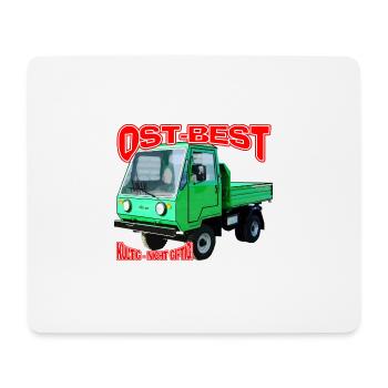 Multicar M25 bunt - Mousepad (Querformat) - Weiß - Vorne
