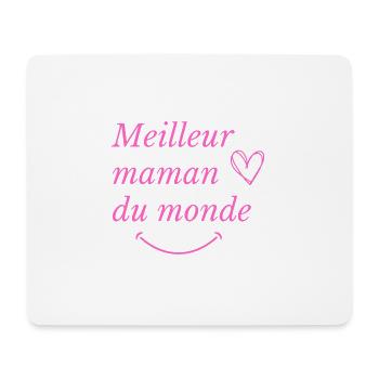 Meilleur maman du monde - Tapis de souris (format paysage) - blanc - Devant