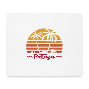 Pattaya City Thailand Asia Travel Party. - Tapis de souris (format paysage) - blanc - Devant