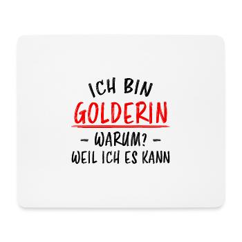 Golferin Minigolf Lustiger Spruch Golf Geschenk - Mousepad (Querformat) - Weiß - Vorne