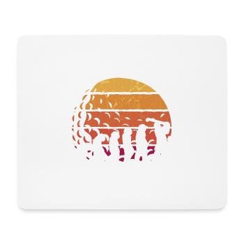 Golf Evolution From Monkey To Men BBall Lovers - Mousepad (Querformat) - Weiß - Vorne