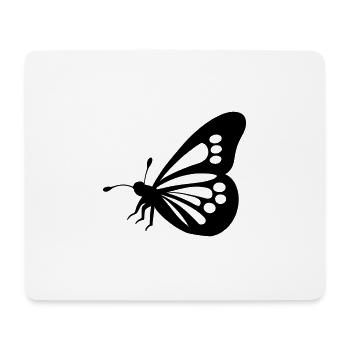 Schmetterling - Mousepad (Querformat) - Weiß - Vorne