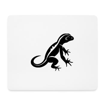 Lézard - Tapis de souris (format paysage) - blanc - Devant