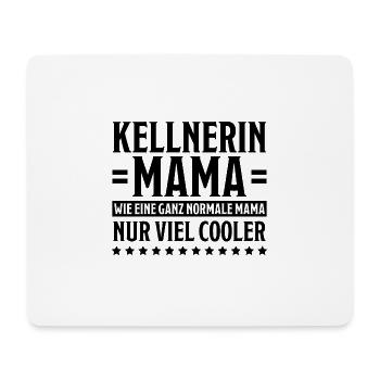 Kellnerin Spruch Kellner Beruf Kellnerin Geschenk - Mousepad (Querformat) - Weiß - Vorne