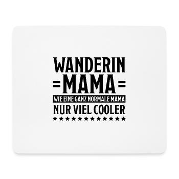 Wanderin Lustiger Spruch Outdoor Wanderer Geschenk - Mousepad (Querformat) - Weiß - Vorne