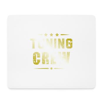Tuning Crew - Mousepad (Querformat) - Weiß - Vorne