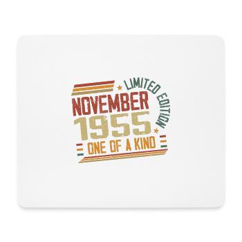 Awesome Since November 1955 Birthday Gift - Mouse Pad (horizontal) - white - Front