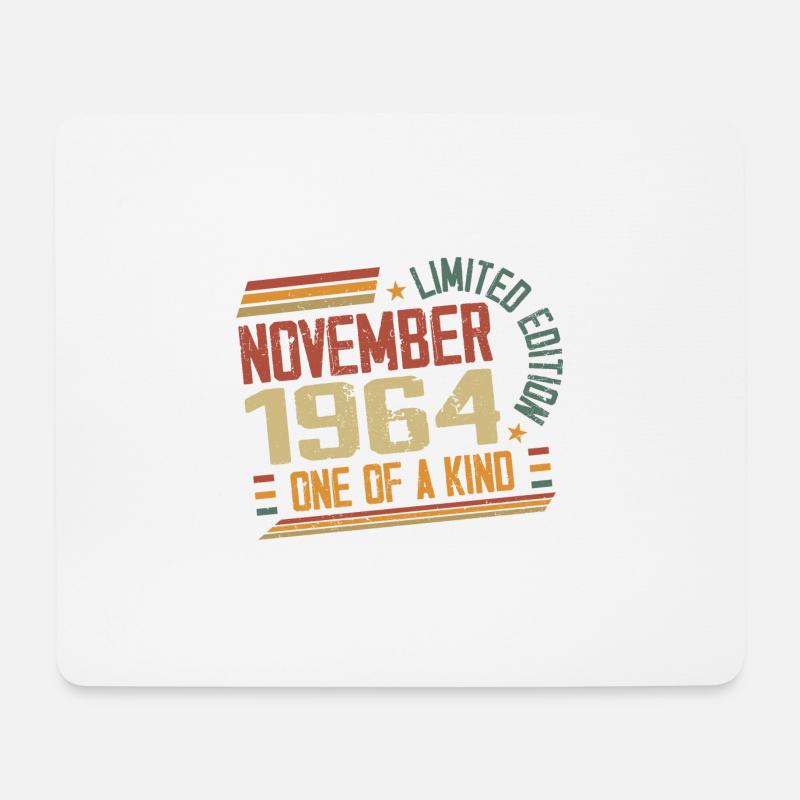 Awesome seit November 1964 Geburtstagsgeschenk - Mousepad (Querformat) - Weiß