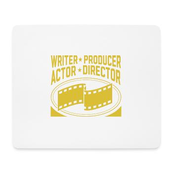 Réalisateur Equipe de tournage Scénariste Producteur Acteur - Tapis de souris (format paysage) - blanc - Devant