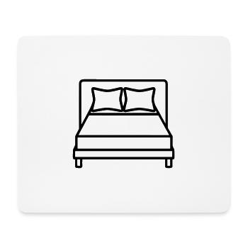 bed - Mouse Pad (horizontal) - white - Front