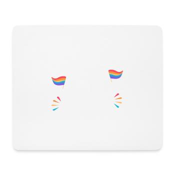 I'm Not Gay But My Boyfriend Is 4 - Mouse Pad (horizontal) - white - Front