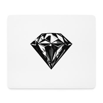 Symbole de bijou en diamant - Tapis de souris (format paysage) - blanc - Devant