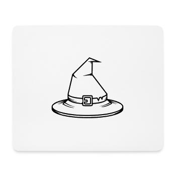 Magic hat witch - Mouse Pad (horizontal) - white - Front