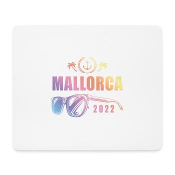 Mallorca 2022 - Mousepad (Querformat) - Weiß - Vorne