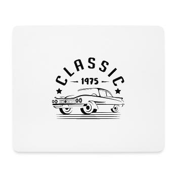 classic 1975. - Mouse Pad (horizontal) - white - Front