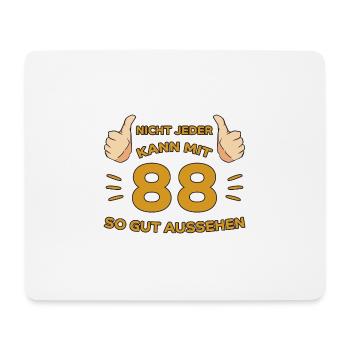 88. Geburtstag Geschenk 88 Jahre Jahrgang Geschenk - Mousepad (Querformat) - Weiß - Vorne