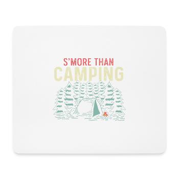 S'more as camping hiker or motorhome Geschen - Mouse Pad (horizontal) - white - Front
