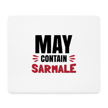 Kann Sarmale enthalten - Mousepad (Querformat) - Weiß - Vorne