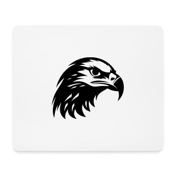 Adler - Mousepad (Querformat) - Weiß - Vorne