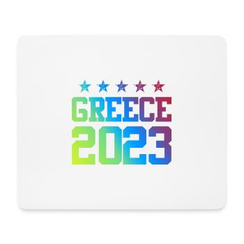 Grèce 2023 - Tapis de souris (format paysage) - blanc - Devant