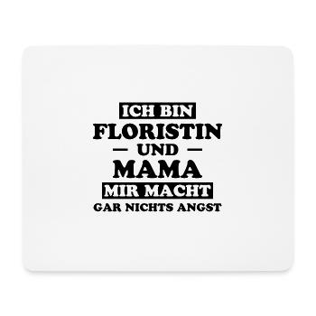 Floristin Witz Spruch Floristik Floristin Geschenk - Mousepad (Querformat) - Weiß - Vorne