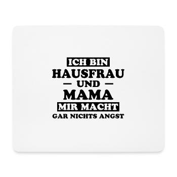 Hausfrau Spruch Haushalt Witz Hausfrauen Geschenk - Mousepad (Querformat) - Weiß - Vorne