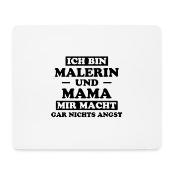 Malerin Spruch Malermeister Beruf Malerin Geschenk - Mousepad (Querformat) - Weiß - Vorne