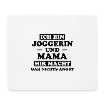 Joggerin Spruch Laufen Joggen Joggerin Geschenk - Mousepad (Querformat) - Weiß - Vorne