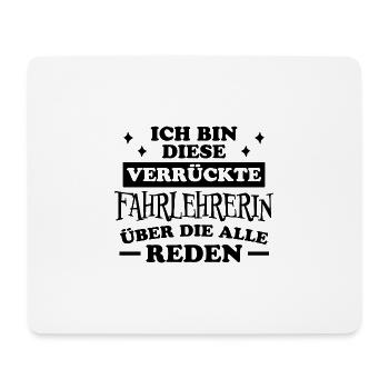 Fahrlehrerin Fahrschule Fun Fahrlehrerin Geschenk - Mousepad (Querformat) - Weiß - Vorne