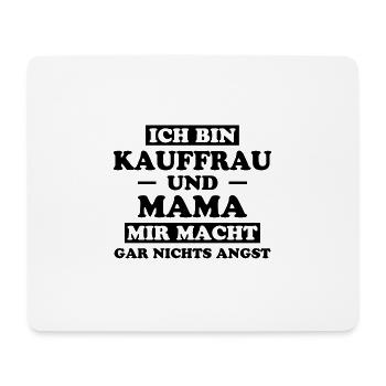 Kauffrau Spruch Verkäuferin Fun Kauffrau Geschenk - Mousepad (Querformat) - Weiß - Vorne