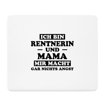 Rentnerin Spruch Ruhestand Oma Rentnerin Geschenk - Mousepad (Querformat) - Weiß - Vorne