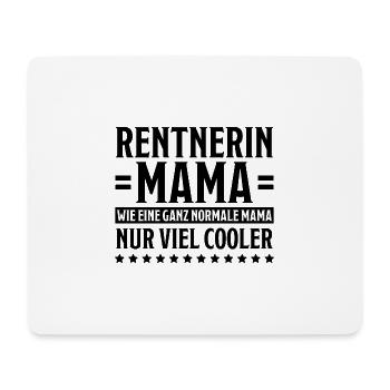 Rentnerin Spruch Ruhestand Oma Rentnerin Geschenk - Mousepad (Querformat) - Weiß - Vorne