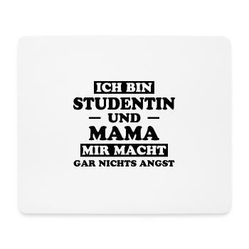 Studentin Spruch Universität Studentin Geschenk - Mousepad (Querformat) - Weiß - Vorne