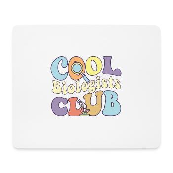 Cool Biologists Club Microbiologist Crew Marine - Mouse Pad (horizontal) - white - Front
