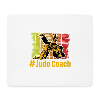 Entraîneur de judo - Tapis de souris (format paysage) - blanc - Devant