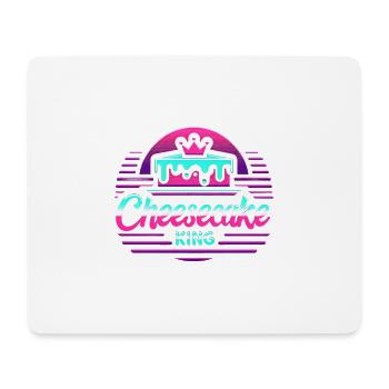 Roi du gâteau au fromage 8 - Tapis de souris (format paysage) - blanc - Devant
