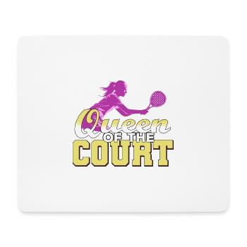Raquette de padel Tennis Sport I Cadeau - Tapis de souris (format paysage) - blanc - Devant