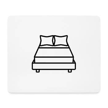 bed - Mouse Pad (horizontal) - white - Front