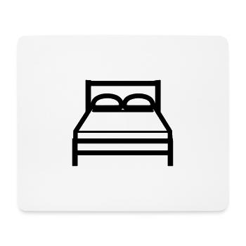 bed - Mouse Pad (horizontal) - white - Front