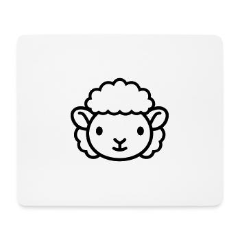 sheep - Mouse Pad (horizontal) - white - Front