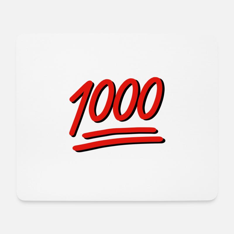 1000 - Mouse Pad (horizontal) - white
