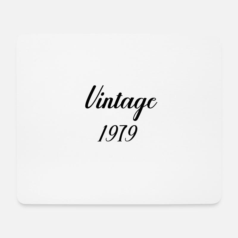Jahrgang 1979 - Mousepad (Querformat) - Weiß