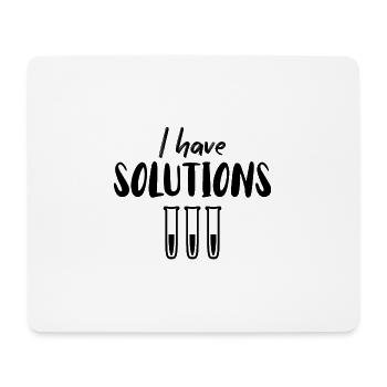 Chimistes - Tapis de souris (format paysage) - blanc - Devant