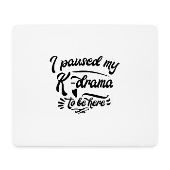 K-Pop K-Drama Kpop Kdrama Hallyu Corée du Sud - Tapis de souris (format paysage) - blanc - Devant