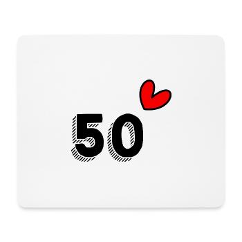 50 YEARS. 50th ANNIVERSARY. ANNIVERSARY 50 YEARS. 50 - Mouse Pad (horizontal) - white - Front