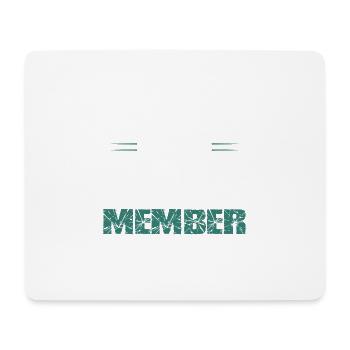 Équipe de musculation - Tapis de souris (format paysage) - blanc - Devant