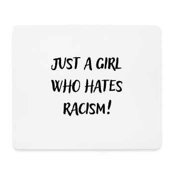 Fck Nzs Gegen Rassismus Geschenk - Mousepad (Querformat) - Weiß - Vorne
