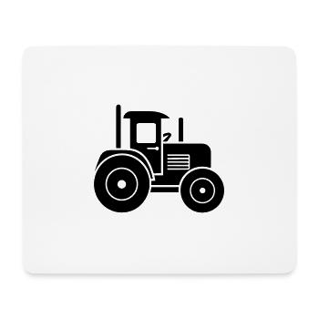 Traktor - Mousepad (Querformat) - Weiß - Vorne