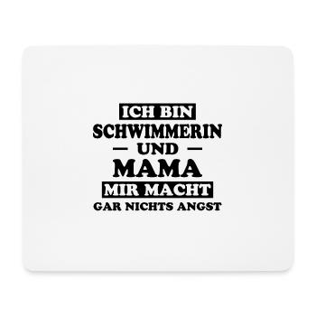 Schwimmerin Spruch Schwimmen Schwimmerin Geschenk - Mousepad (Querformat) - Weiß - Vorne