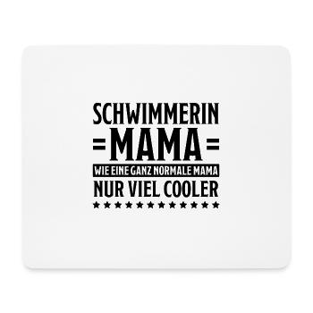 Schwimmerin Spruch Schwimmen Schwimmerin Geschenk - Mousepad (Querformat) - Weiß - Vorne